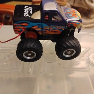 Zip Zaps Lot, Monster Truck, Herbie Fully Loaded VW, controllers , case, access.